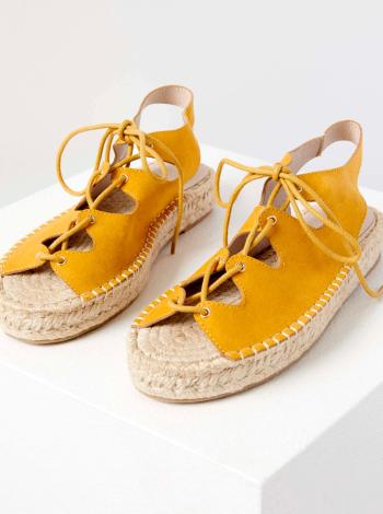 Žlté sandále CAMAIEU