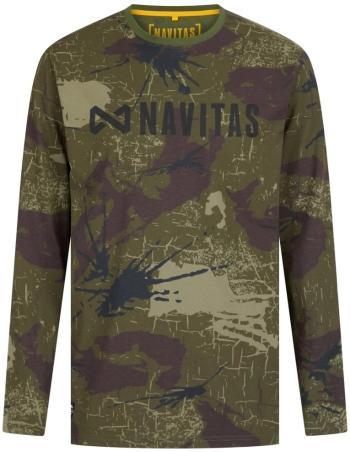 Navitas tričko identity camo long sleeve tee - xxl