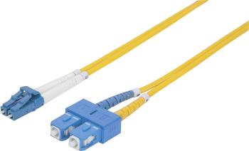 Intellinet 472050 optické vlákno LWL prepojovací kábel [1x zástrčka LC - 1x zástrčka SC] 9/125 µ Singlemode OS2 3.00 m