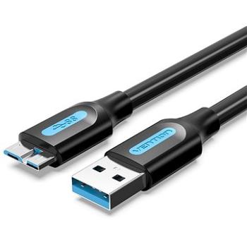 Vention USB 3.0 (M) to Micro USB-B (M) Cable 0.25 M Black PVC Type (COPBC)