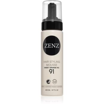 ZENZ Organic Sweet Orange No. 91 penové tužidlo pre poškodené vlasy 200 ml