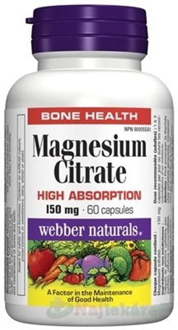 Webber Naturals Magnesium 150 mg 60 cps