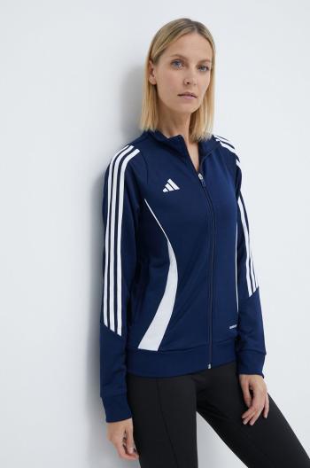 Tréningová mikina adidas Performance Tiro 24 tmavomodrá farba, s nášivkou,  IR7492