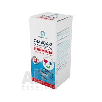 ADAMPharm OMEGA-3 rybí olej 1000 mg PREMIUM