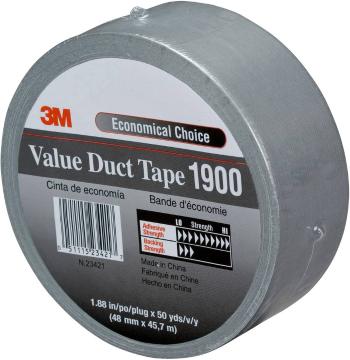 3M  1900S50 páska so skleným vláknom  čierna (d x š) 45.7 m x 48 mm 1 ks