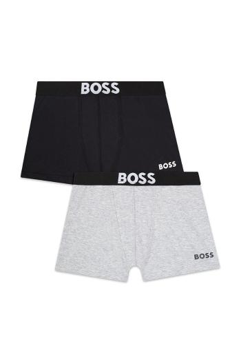 Detské boxerky BOSS (2-pak) čierna farba