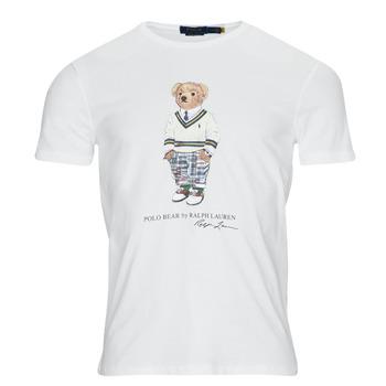 Polo Ralph Lauren  Tričká s krátkym rukávom T-SHIRT POLO BEAR AJUSTE EN COTON  Biela