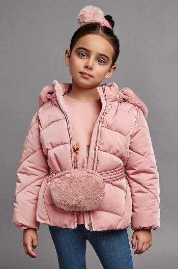 Detská bunda Mayoral ružová farba,