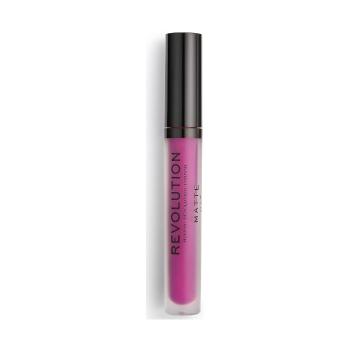 Makeup Revolution  Matte Lip Gloss  Lesky na pery Fialová