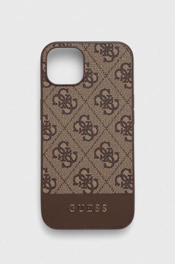 Puzdro na mobil Guess iPhone 13 6,1" hnedá farba