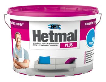 HETMAL PLUS - Vysoko krycia interiérová farba 18 kg biela matná