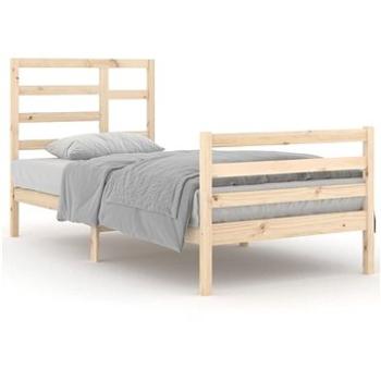 Rám postele masívne drevo 90 × 200 cm, 3105845