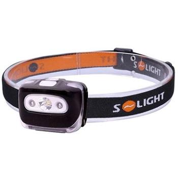 Solight čelové LED svietidlo 3 W + červené svetlo 3× AAA (8592718028435)