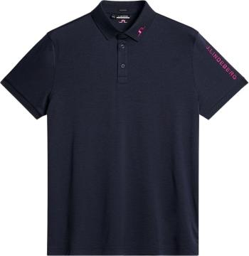 J.Lindeberg Tour Tech Regular Fit Navy Melange 2XL Polo košeľa