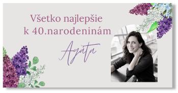 Narodeninový banner s fotkou - Orgovan Rozmer banner: 130 x 65 cm