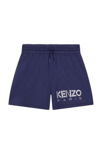 Detské bavlnené šortky Kenzo Kids s nášivkou, nastaviteľný pás