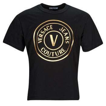 Versace Jeans Couture  Tričká s krátkym rukávom GAHT05-G89  Čierna