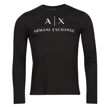 Armani Exchange  8NZTCH  Tričká s dlhým rukávom Čierna