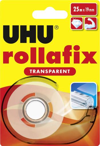 UHU rollafix 36965 lepiaca páska  priehľadná (d x š) 25 m x 19 mm 1 ks