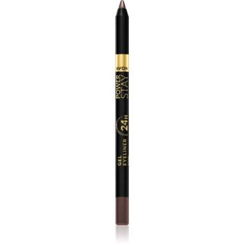 Avon Power Stay 24h gélová ceruzka na oči odtieň Chocolate Brown 1,2 g