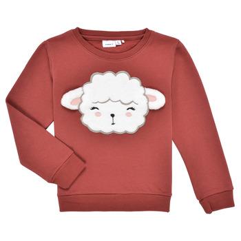 Name it  Mikiny NMFOTILDA LS SWEAT  Červená