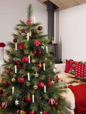 Konstsmide LED  osvetlenie na vianočný stromček  prevádzka na batérie   teplá biela