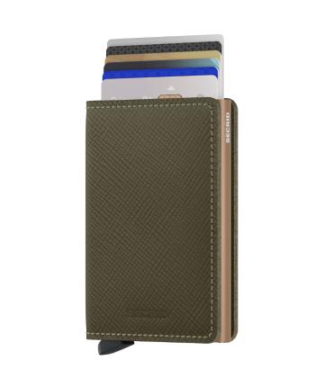 Secrid Slimwallet Saffiano Olive