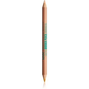 NYX Professional Makeup Wonder Pencil obojstranná ceruzka na oči odtieň 04 Deep 2x0,7 g