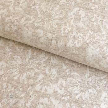 Viskóza s ľanom JACQUARD Maria natural