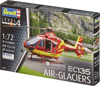 Revell 04986 Airbus EC-135 Air-Glaciers model vrtuľníka, stavebnica 1:72