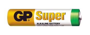 Batéria AAA (R03) alkalická GP Super Alkaline.