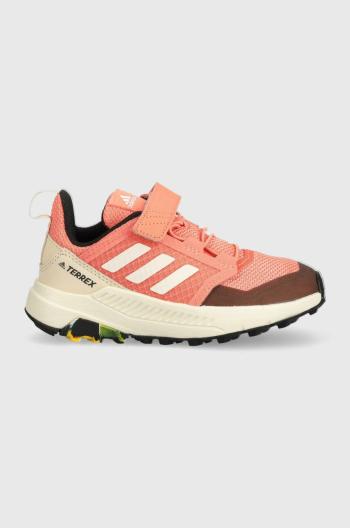 Detské topánky adidas TERREX TERREX TRAILMAKER C oranžová farba