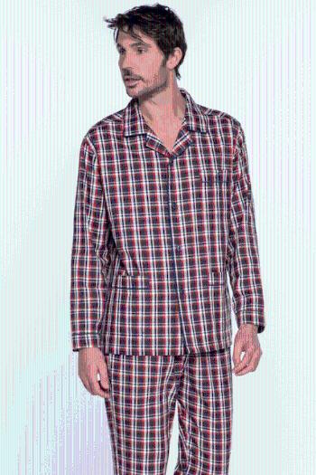 GUASCH Pánske pyžamo AKIM Bordo XL