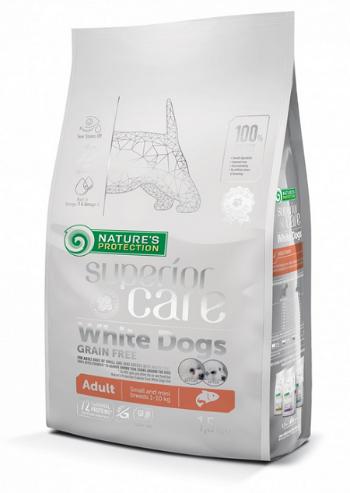 Natures Protection Superior care white dog GF adult salmon small&mini 1,5kg