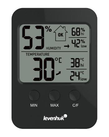 Levenhuk Wezzer BASE L30 Black Thermohygrometer