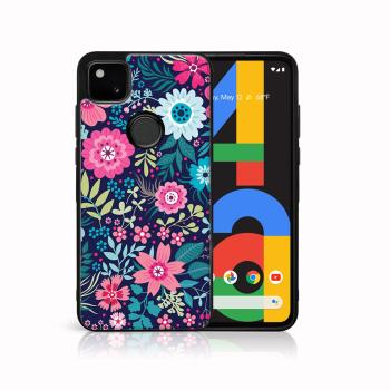 MY ART Silikónový kryt Google Pixel 4a FLORA (038)