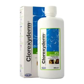 CLOREXYDERM 4% Dezinfekčný šampón pre psy a mačky 250 ml