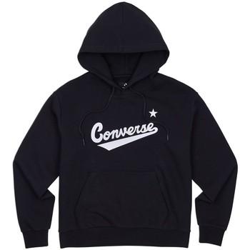 Converse  Mikiny Scripted Logo Fleece Hoodie  Čierna