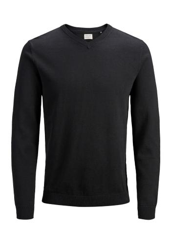 Jack&Jones Pánsky sveter JJEBASIC 12137194 12137194 Black S