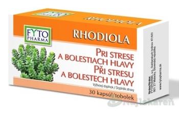 Fyto Pharma Rhodiola pri strese a bolestiach hlavy 30 cps