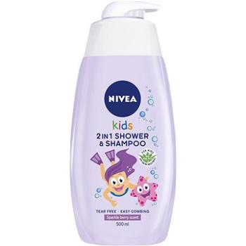 NIVEA Kids 2 in 1 Shower & Shampoo Girl 500 ml (9005800321240)