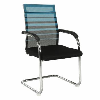 Zasadacia stolička, modrá/čierna, ESIN P2, poškodený tovar