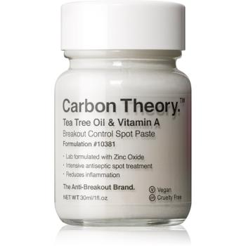 Carbon Theory Tea Tree Oil & Vitamin A lokálna starostlivosť proti akné 30 ml