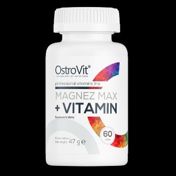 Magnez MAX + Vitamin 60 tabs - OstroVit, 60tbl