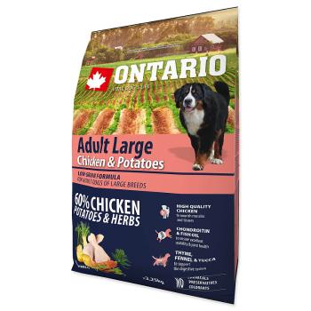 ONTARIO Dog Adult Large Chicken & Potatoes & Herbs 2,25 kg