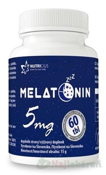 NUTRICIUS Melatonín 5 mg 60tbl