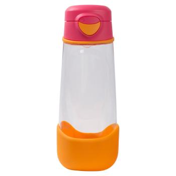 B.BOX Šport fľaša na pitie ružová/ oranžová od 3 rokov 600 ml
