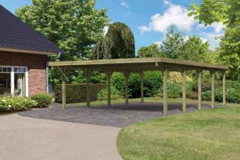 Drevený prístrešok / carport CLASSIC 3A Lanitplast