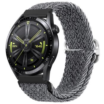 BStrap Braid Nylon remienok na Xiaomi Amazfit GTR Mini, gray black