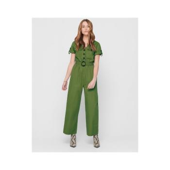 Only  Helen Ancle Jumpsuit - Martini Olive  Módne overaly Zelená